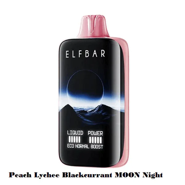 Elf Bar Moonnight 40K – Peach Lychee Blackcurrant 40000 Puffs - Buy Authentic Vape in Mumbai - Vape Shop Mumbai