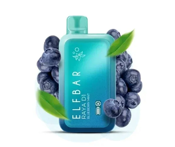 Elf Bar Raya D1 – Blueberry Mint - Buy Authentic Vape in Mumbai - Vape Shop Mumbai