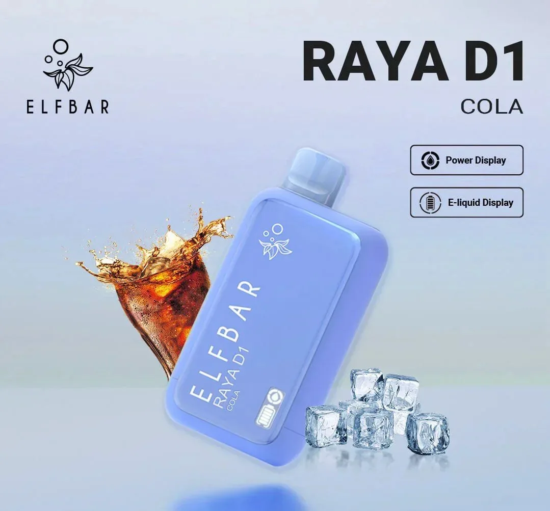Elf Bar Raya D1 – Cola - Buy Authentic Vape in Mumbai - Vape Shop Mumbai