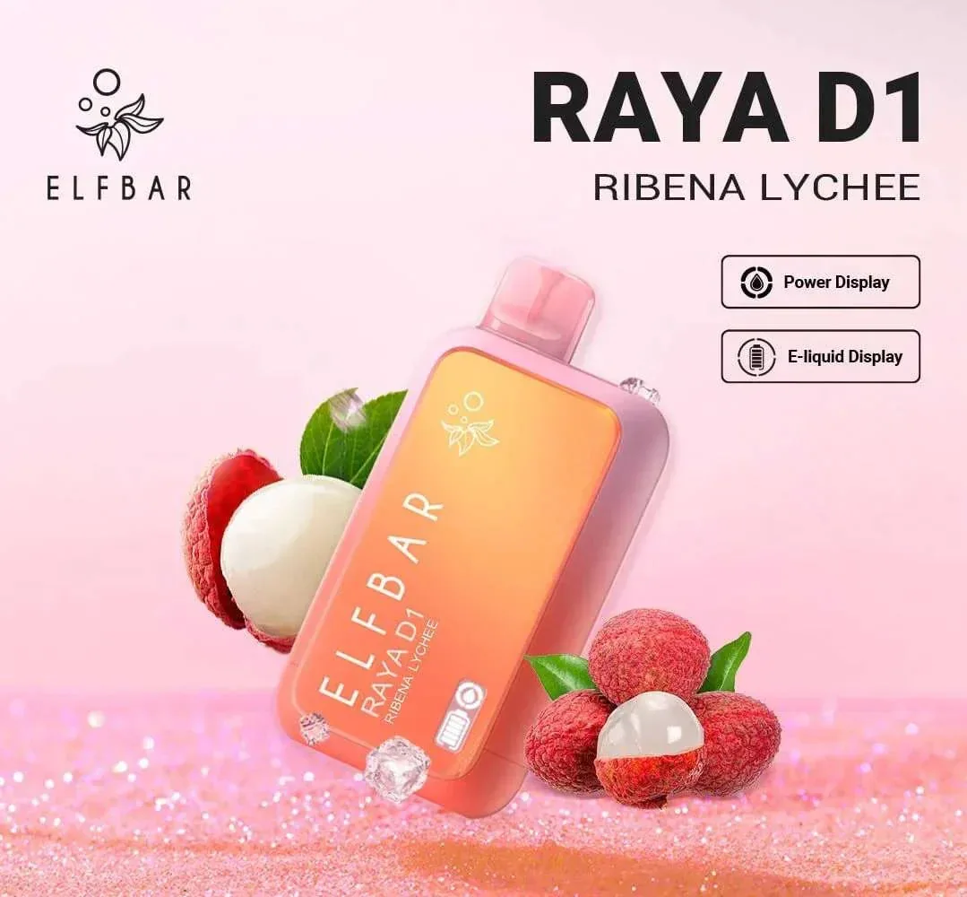 Elf Bar Raya D1 – Ribena Lychee - Buy Authentic Vape in Mumbai - Vape Shop Mumbai