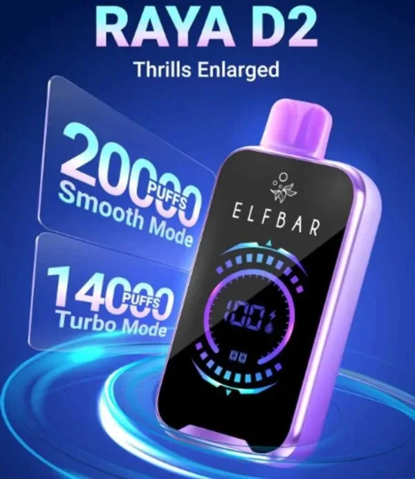 Elf Bar Raya D2 20000 Puffs - Buy Authentic Vape in Mumbai - Vape Shop Mumbai