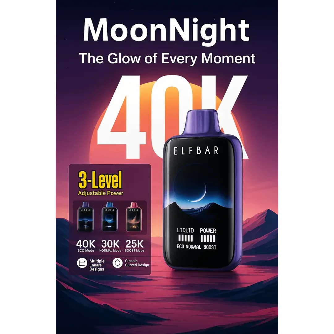 Elfbar Moon Night 40K – Mango Peach Watermelon 40000 Puffs - Buy Authentic Vape in Mumbai - Vape Shop Mumbai