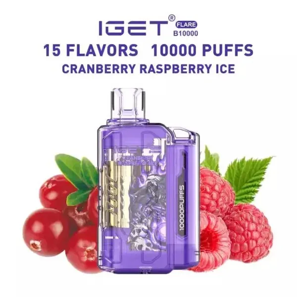 Iget Flare B10000 – Cranberry Raspberry Ice - Buy Authentic Vape in Mumbai - Vape Shop Mumbai
