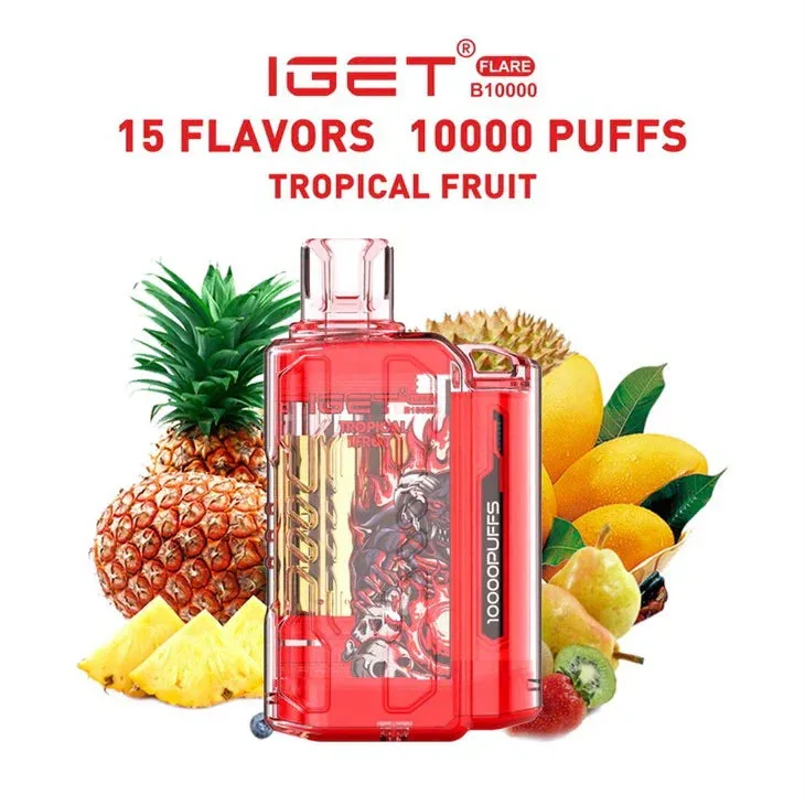 Iget Flare B10000 – Tropical Fruit - Buy Authentic Vape in Mumbai - Vape Shop Mumbai