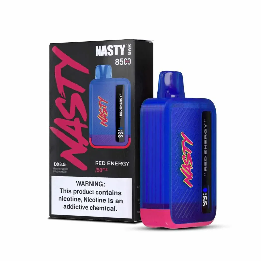 Nasty Bar Red Energy – (8500 Puffs) - Buy Authentic Vape in Mumbai - Vape Shop Mumbai