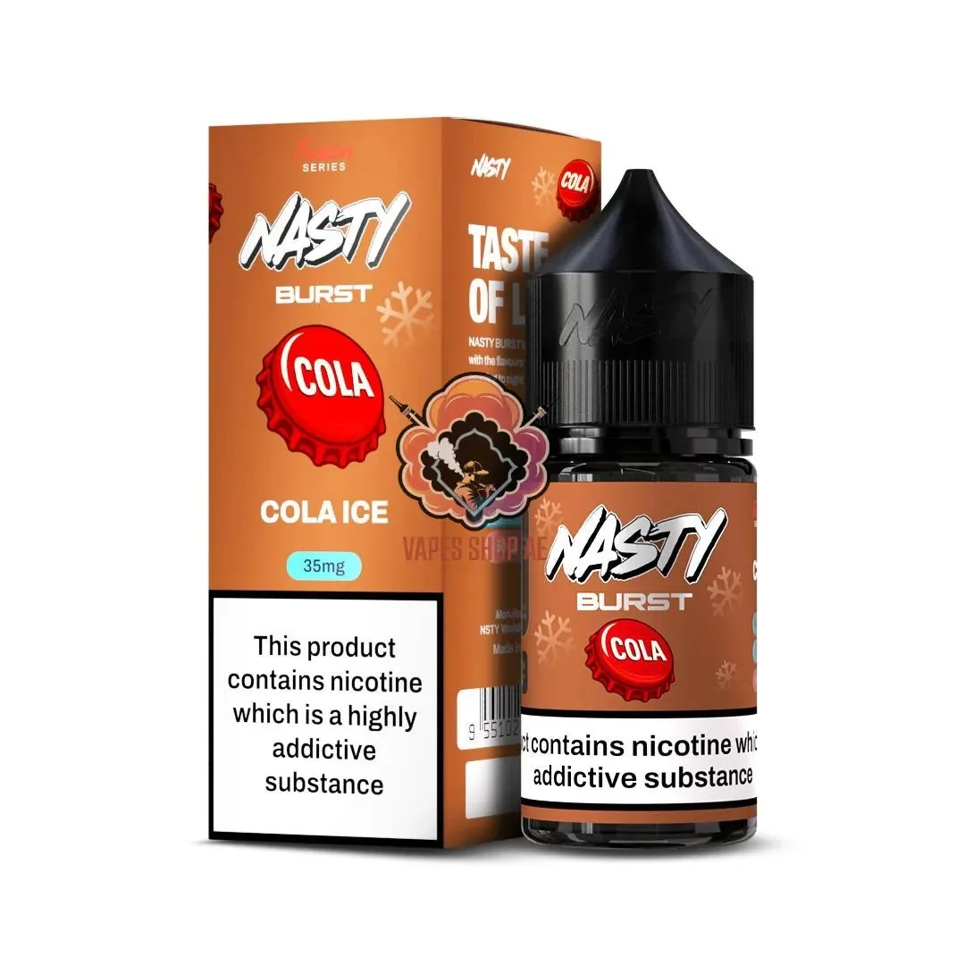 Nasty Burst Nic Salts – Cola Ice - Buy Authentic Vape in Mumbai - Vape Shop Mumbai