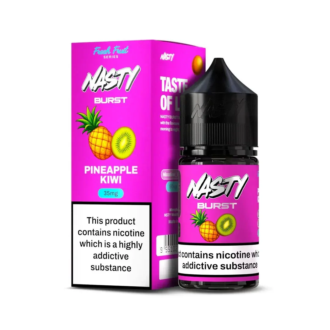 Nasty Burst Nic Salts – Pineapple Kiwi - Buy Authentic Vape in Mumbai - Vape Shop Mumbai