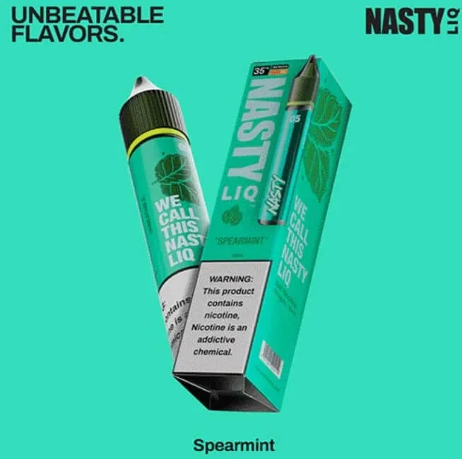 Nasty Liq Spearmint Nic Salt - Buy Authentic Vape in Mumbai - Vape Shop Mumbai