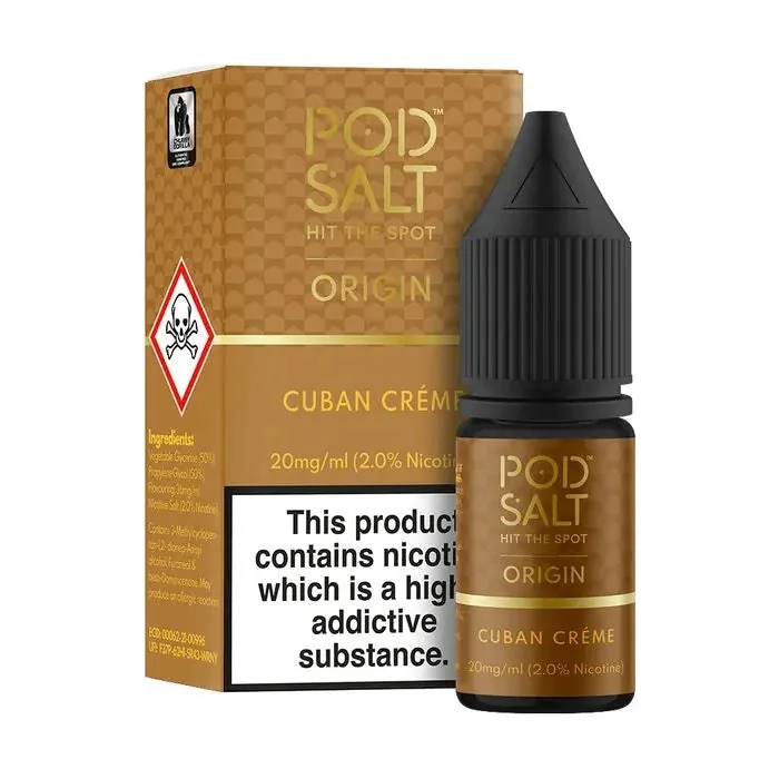 Pod Salt Cuban Creme – Nicotine Salt - Buy Authentic Vape in Mumbai - Vape Shop Mumbai
