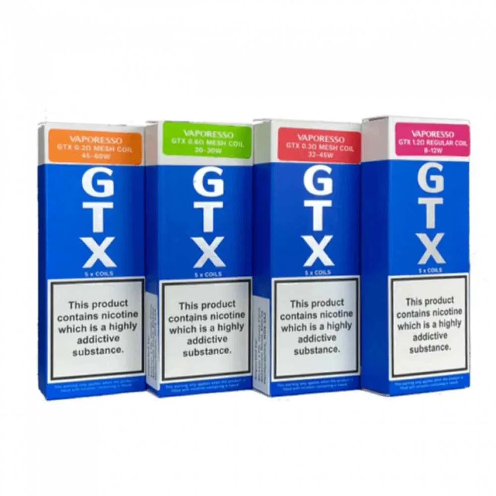 Vaporesso Gtx Replacement Coil Series (5-pack) - Buy Authentic Vape in Mumbai - Vape Shop Mumbai